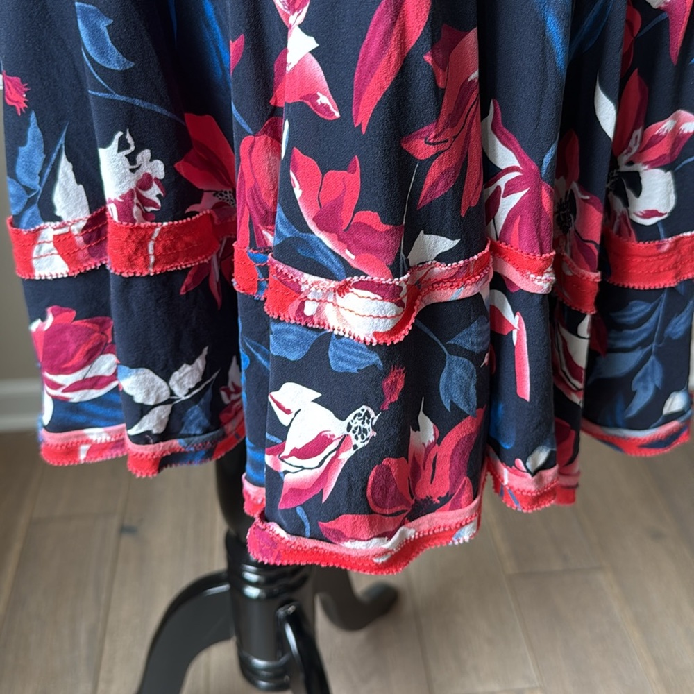 Tanya Taylor Tulip Poppy Floral Silk Dress - Picture 5 of 10